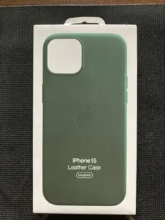 新品】純正 iPhone 13 レザーケース・セコイアグリーン① - メルカリ