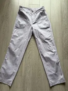1.２度着用　GAP ガールフレンドカーキ チノパン くすみパープル サイズ0のサムネイル