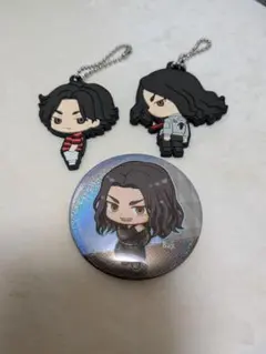 【東京リベンジャーズ】場地圭介 缶バッジ＆キーホルダーセット