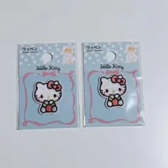 サンリオ　キャラクター　ワッペン　キティ　ダイソー