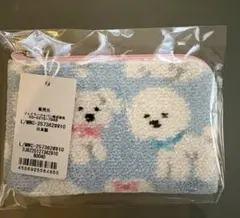 完売品　WEB限定　ラブラリーバイフェイラー　モフモフワンチャン　L字ポーチ