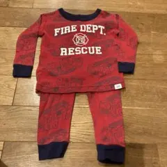 baby GAP 消防車柄 パジャマ 12-18ヶ月　80センチ