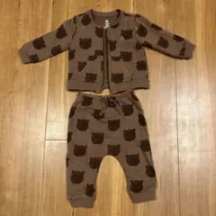 Baby GAPクマ柄ブラウン上下セット 6ヶ月〜12ヶ月