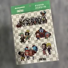 未開封品 モスバーガー ワンピース オリジナルクリアシール
