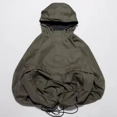 90s オールドユニクロ アノラックパーカー ドローコード付 カーキ テック L