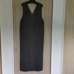 美品 セオリーリュクス プレシャスシルク ロングジレ ワンピース 38