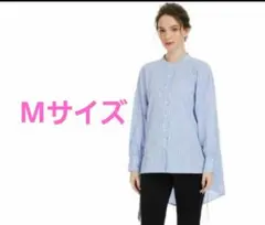 新品タグ付き✨SPRING SEAON ブルー ストライプシャツ サイズM