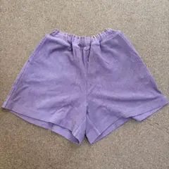 MUJI パープル ハーフパンツ 120