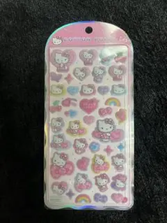 【正規品】コットンパフィーシール　キティ　サンリオ