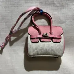 バッグ型チャーム ミニハンドバッグ風 リップケース 小物ケース キーケース 新品