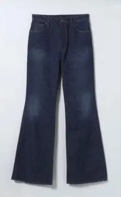 【初出品】【新品】JEANASIS コットンフィットフレアデニム ネイビーのサムネイル