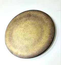 燻金風のプレート皿　サイズ約28cm