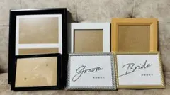 結婚式 写真立て 6点 セット フォトフレーム ウェルカムスペース 額縁