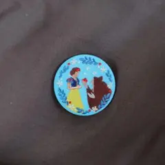 ディズニー刺繍缶バッチ 白雪姫