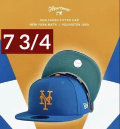 アパートメント ニューエラ メッツ SUN FADED FITTED CAP