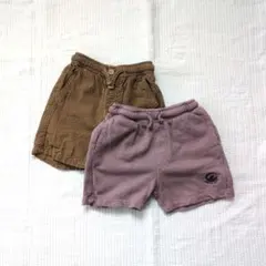 ZARA　ショートパンツ　86cm 92cm　2本セット
