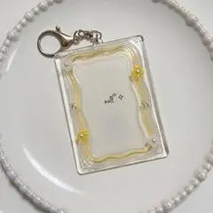 トレカケース⌇﻿うねうね⌇﻿黄色⌇﻿お花⌇﻿リボン