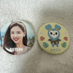 TWICE NAYEON 캔 배지 2 개 세트 popup