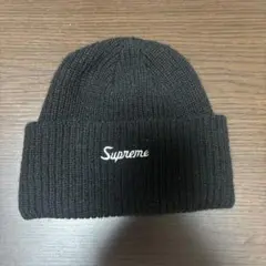 #*ぇ様 SUPREME ニット帽　ブラック