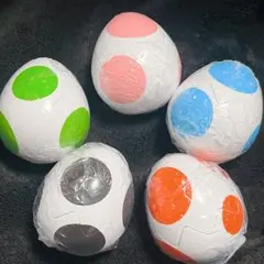 ヨッシー めじるしアクセサリー 緑 赤 ピンク 水色 黒