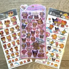 【正規品】うるちゅるポップシール　キティ　サンリオ日焼け　ギャル　4size