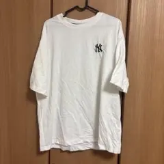 MLB ニューヨークヤンキース Tシャツ ホワイト Lサイズ