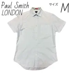 ポールスミス　Paul Smith LONDON 半袖シャツ　M 襟裏地花柄