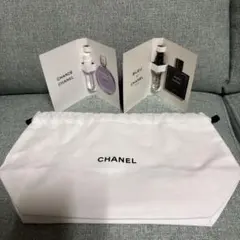 CHANELフレグランス2点巾着付
