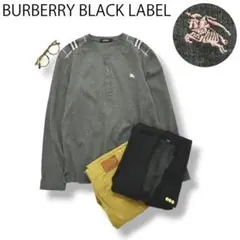 ゆう様専用 バーバリー ブラック レーベル ヘンリーネック Tシャツ カットソー
