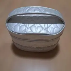 MARY QUANT シルバー ラウンドポーチ