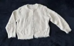 GU ジーユー シャイニークルーネックカーディガン 3L