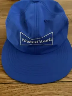 Wasted Youth ロゴキャップ 青 - メルカリ