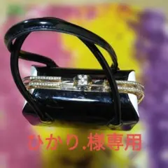 黒のエナメル⭐ハンドバック