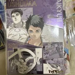 ハイキュー!! 牛島若利　箔押しイラストカード