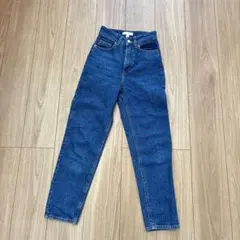 【美品】H&M スリムマムハイアンクルデニム