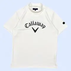 CALLAWAY キャロウェイ ストレッチ モックネック シャツ M ホワイト