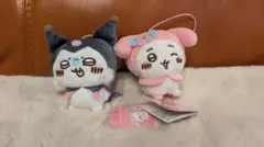 ちいかわ×サンリオキャラクターズ マスコット ちいかわ モモンガ 2個セット