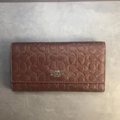 Y2K COACH マディソン オプアート 二つ折り長財布 キャンバス レザー 