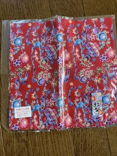 琉球紅型　大判　ハンカチ