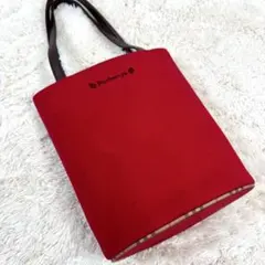 バーバリー バッグ ハンド トート ノバチェック バケツ 月桂樹