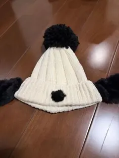 ユニバ スヌーピー ニット帽