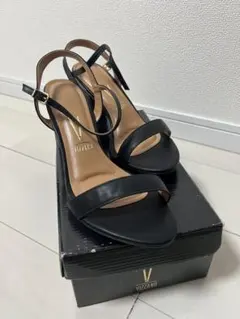 Vizzano ブラック ヒールサンダル