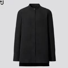 本日限定価格！新品タグ　未使用　スーピマコットン　スタンドカラー　シャツ　＋J