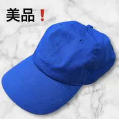 【美品❗️】ブルーキャップ 無地 シンプル 男女兼用 カジュアル スポーツにも◎