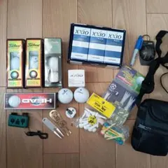 ゴルフ用具一式（ボール、ティー、マーカー）