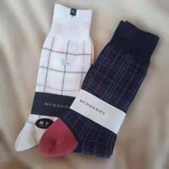 Burberry　ソックス　チェック　2足セットのサムネイル