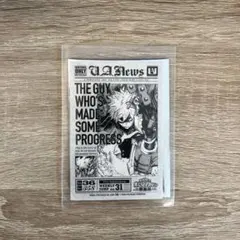 ヒロアカ原画展 特典 タブロイド風ステッカー 爆豪勝己