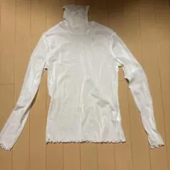 GRL 白レース　インナー　重ね着　ホワイト　襟付き