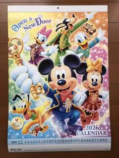 2026年壁掛けカレンダー・ディズニー