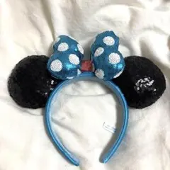 【カチューシャ】ミニー 水玉 スパンコール